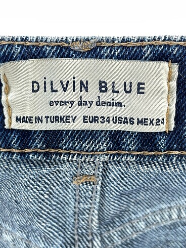 34 Beden mavi Renk Dilvin Jean / Kot %70 İndirimli.