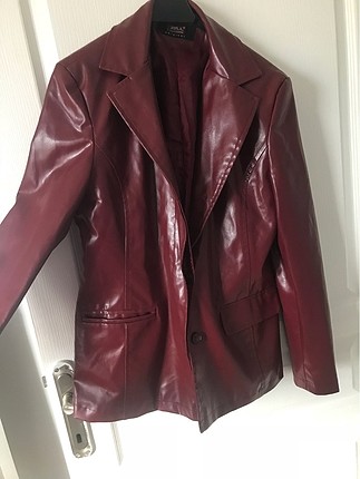 Blazer deri ceket