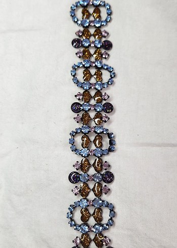 American Vintage Mavi Ve Mor Tasli Vintage Bileklik