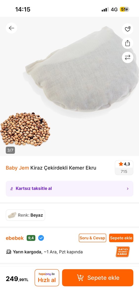 Kiraz çekirdekli Kemer - Görsel 3