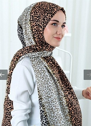 Beden Leopar tonlarda 0 twill ipek şal