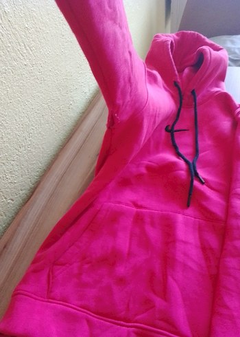 Adidas Pembe Kapüşonlu Fermuarlı Kadın Sweatshirt
