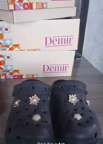 crocs süslü terlik