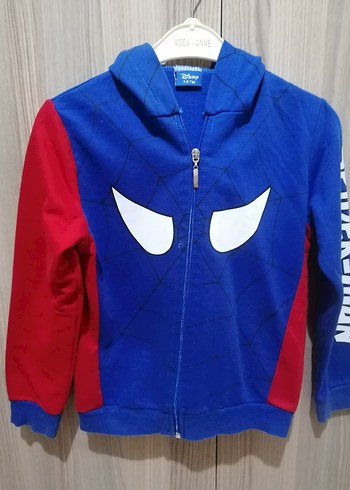 Erkek Çocuk Renkli Baskılı Fermuarlı Sweatshirt