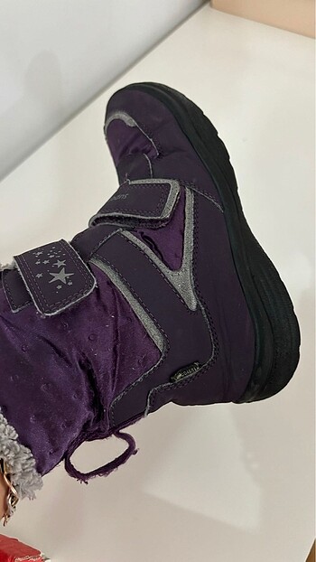 33 Beden mor Renk Superfit Goretex Su Geçirmez bot