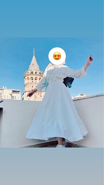 Keren elbise, beyaz elbise, gömlek elbise