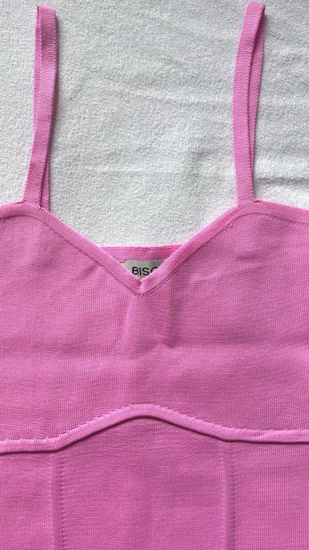 V Yakalı Pembe Kadın Büstiyer - Görsel 5