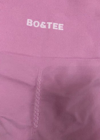 Pembe Elastik Mini Kadın Tayt - Görsel 2