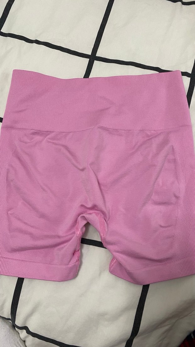 Pembe Elastik Mini Kadın Tayt - Görsel 3