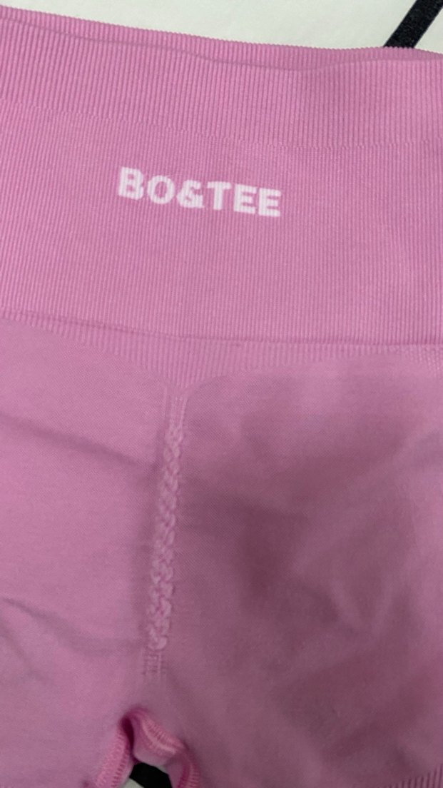 Pembe Elastik Mini Kadın Tayt - Görsel 2