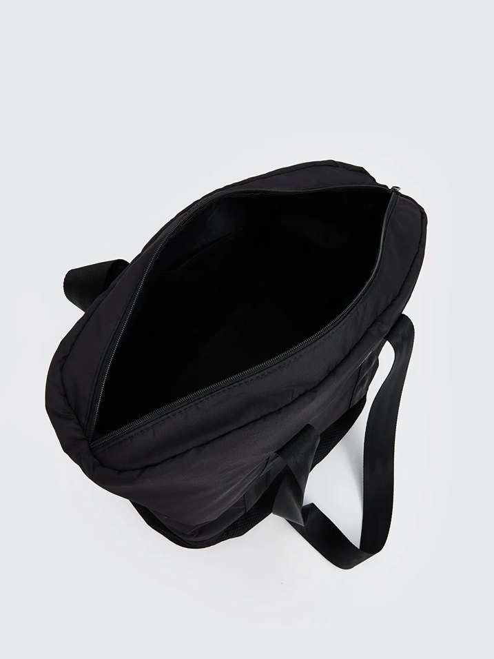 Fermuarlı Siyah Spor Kadın Çantası - Görsel 3