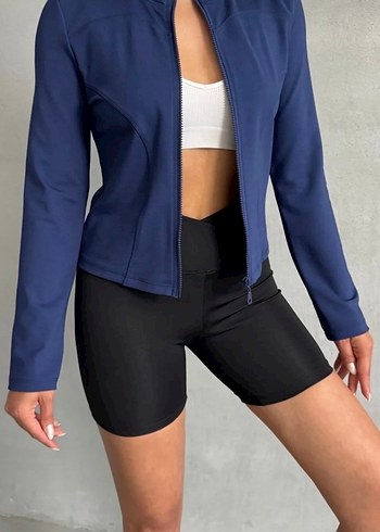 Lacivert spor ceketi - Görsel 2