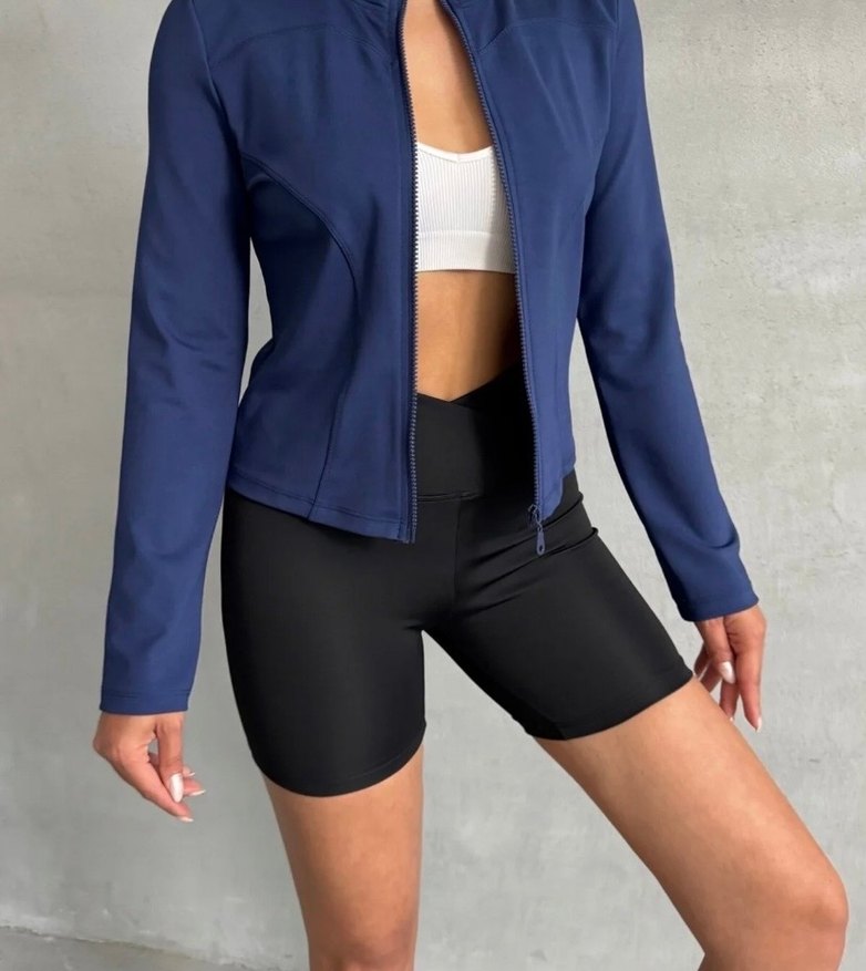 Lacivert spor ceketi - Görsel 2