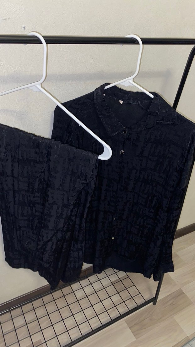 Siyah Saten Takım - Görsel 2