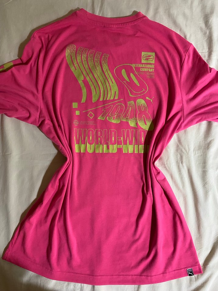 Puma Pembe Oversize Sporcu Üstü - Görsel 4