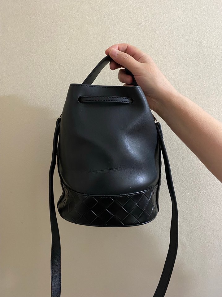 Siyah Deri Beymen El Çantası - Görsel 4