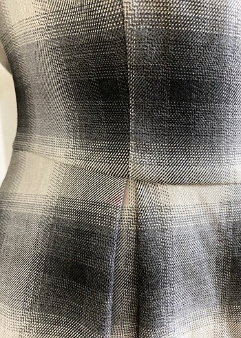 Gri Vintage Dönem Midi Elbise - Görsel 3