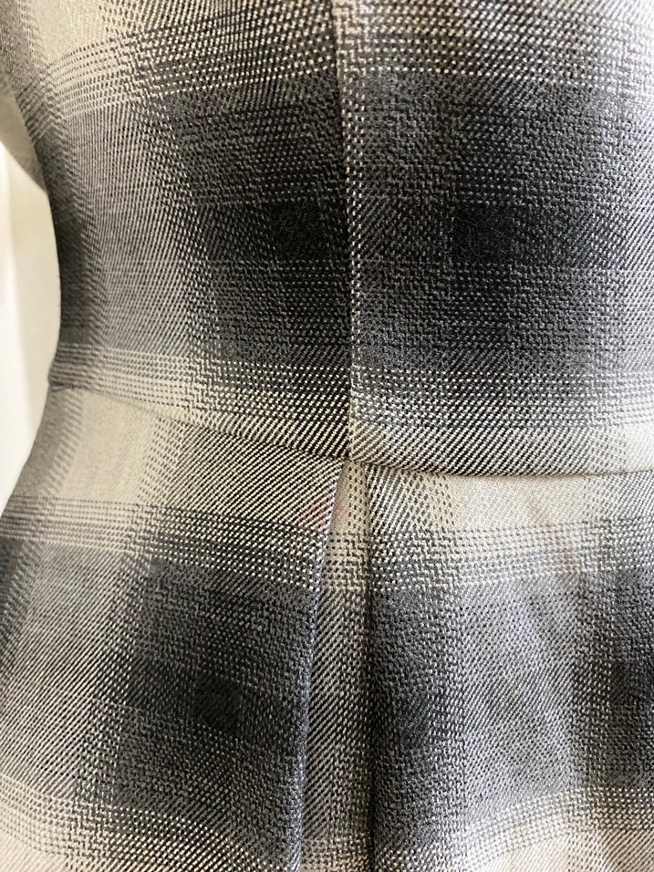 Gri Vintage Dönem Midi Elbise - Görsel 3