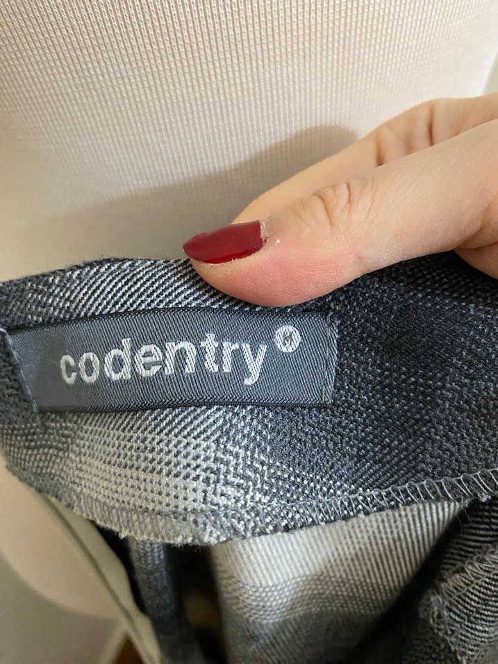 Gri Vintage Dönem Midi Elbise - Görsel 5