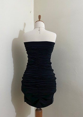 Y2K 00s İşlemeli Parti Elbisesi - Görsel 3