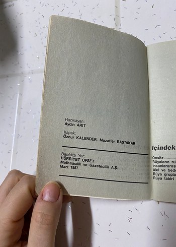 Hürriyet Nostaljik Rüyalarınızın Dili Kitabı - Görsel 2