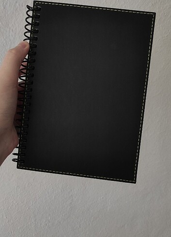  Beden Renk Siyah Yapraklı Defter