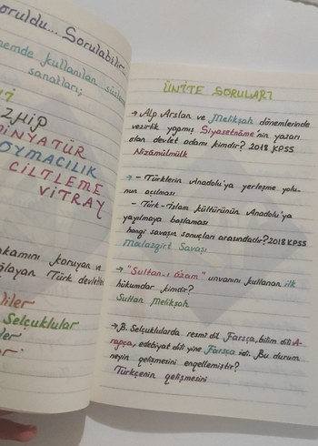 KPSS Tarih Not Defteri - Elif Ergülmez - Görsel 2