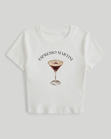Martini baby tee
