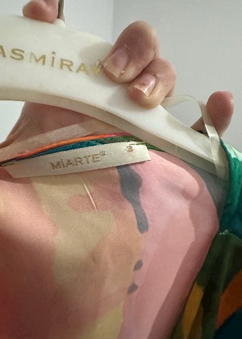 Renkli Batik Desenli Mini Kadın Kimono elbise - Görsel 3