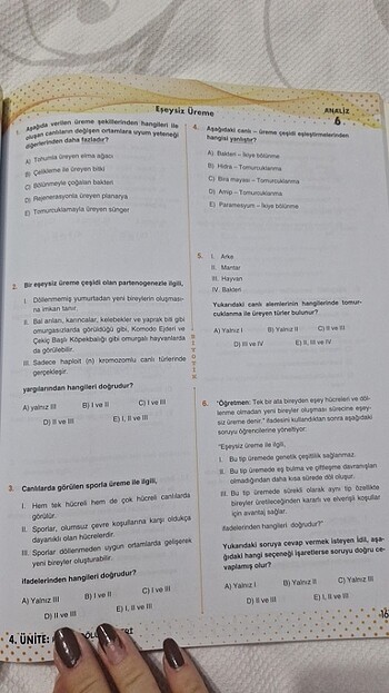 Beden YKS TYT BIYOLOJI SORU BANKASI BIYOTIK YAYINLARI