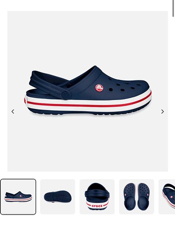 Crocs Erkek Lacivert Terlik Velcro Bantlı