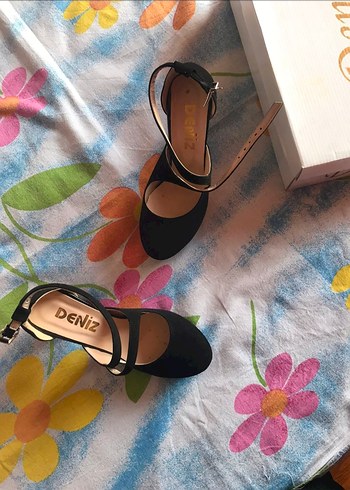 Siyah Platform Topuklu Ayakkabı - Görsel 3