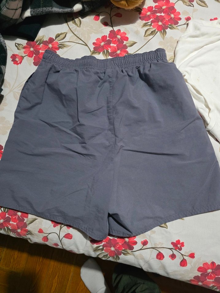 Gri Spor Kadın Şort Elastik Bel - Görsel 2