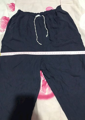 Kadın Koyu Mor Rahat Kesim Kumaş Eşofman - Görsel 3