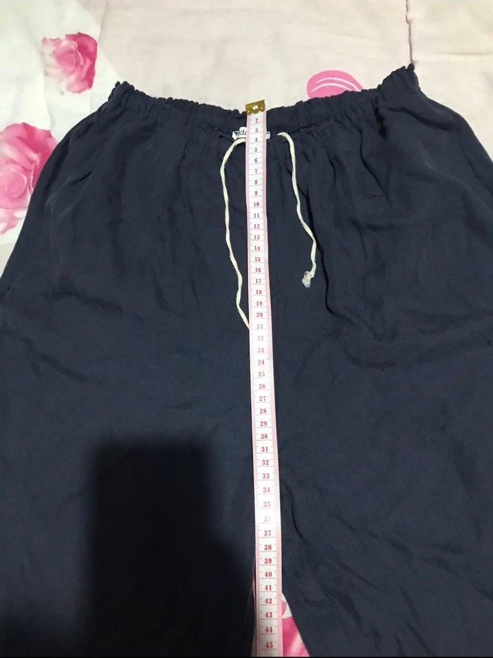 Kadın Koyu Mor Rahat Kesim Kumaş Eşofman - Görsel 4