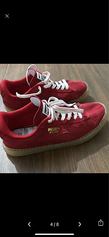 39 Beden kırmızı Renk Puma ayakkabı