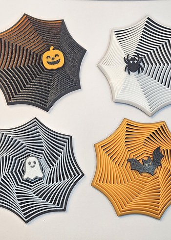  Beden Örümcek Ağı tasarımlı Fidget