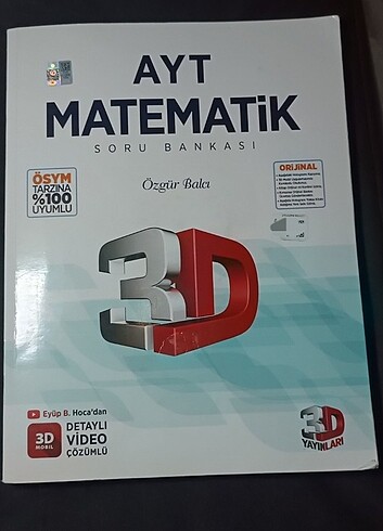 3D AYT Matematik Soru Bankası (2023 Şubat Öncesi Basım)