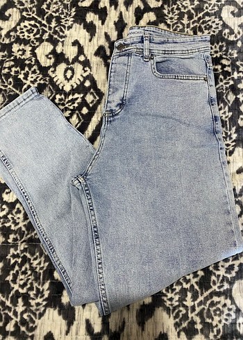 Erkek Mavi  Bol Kesim Midi Kot - Görsel 3