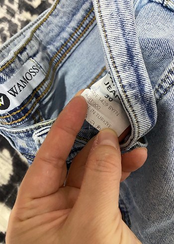 Erkek Mavi  Bol Kesim Midi Kot - Görsel 4