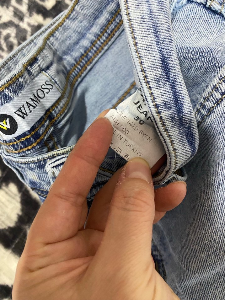 Erkek Mavi  Bol Kesim Midi Kot - Görsel 4