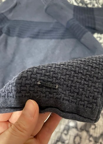 Siyah Erkek İnce Örgü Kazak - Görsel 3