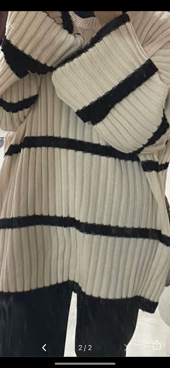 Touche Örgü Kadın Kazak - Görsel 2