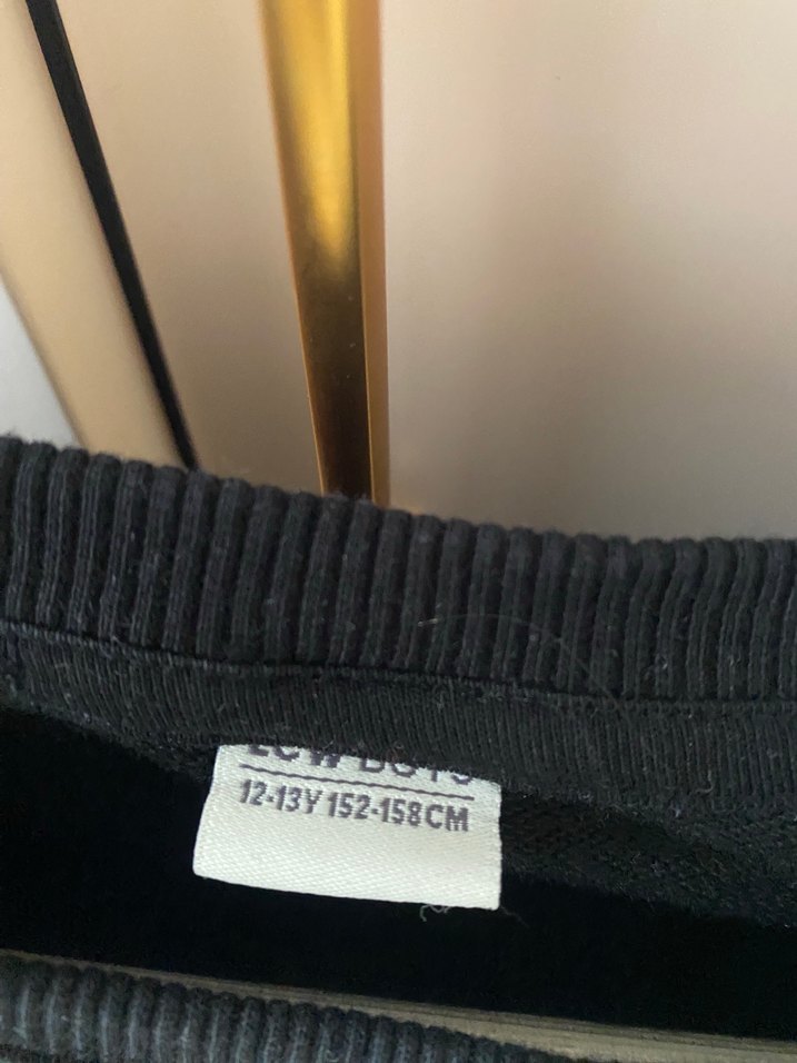 Siyah Baskılı çocuk Sweatshirt - Görsel 2