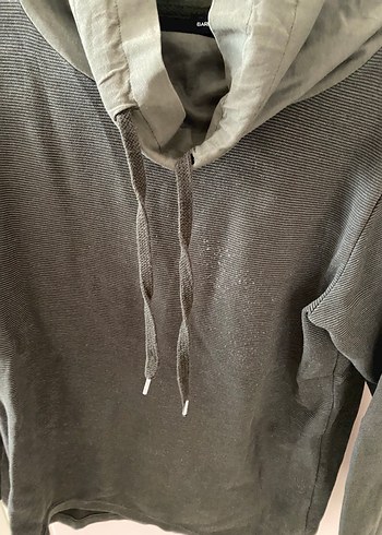 Gri Yüksek Yakalı Uzun Kollu erkek Sweatshirt - Görsel 3