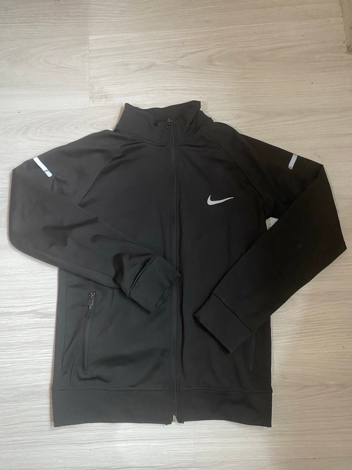 Nike Siyah Fermuarlı Yüksek Yakalı Erkek Sweatshirt - Görsel 3