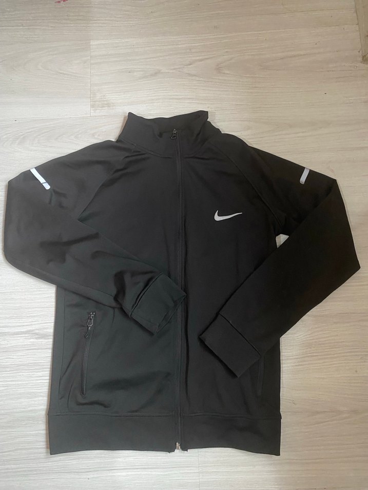Nike Siyah Fermuarlı Yüksek Yakalı Erkek Sweatshirt - Görsel 2