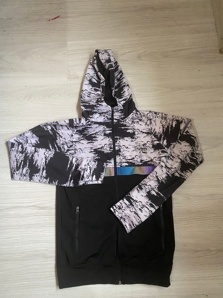 Kapüşonlu Siyah Erkek Çocuk Ceket - Görsel 2