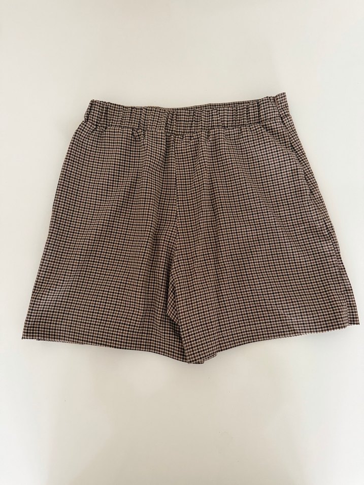 Koton Kadın Kahverengi Pilili Mini Yüksek Bel Şort etek - Görsel 2