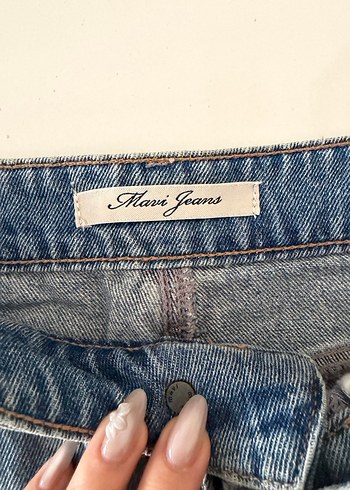 Mavi Denim mini  Etek - Görsel 2